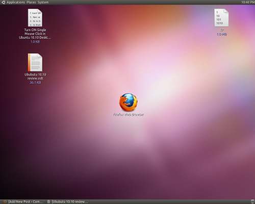 Ubuntu 10.10 Desktop